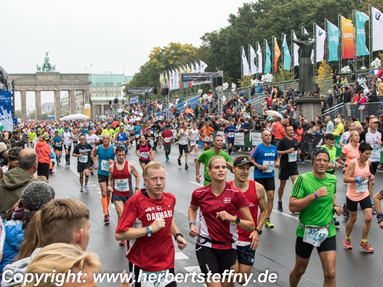 Berlin Marathon 2017 Zieleinlauf Freizeitläufer