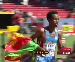 Ghirmay Ghebreselassie Weltmeister Marathon 2015
